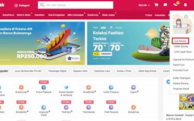 Cara Daftar Bukamall di Bukalapak